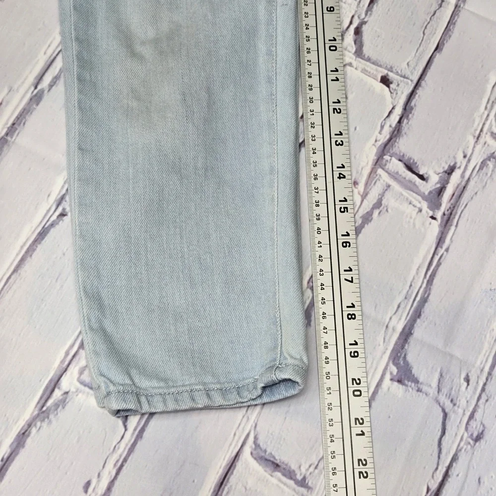 Vintage Y2K OshKosh B'gosh Kids Denim Overalls Light Wash Distressed Sz 7 School